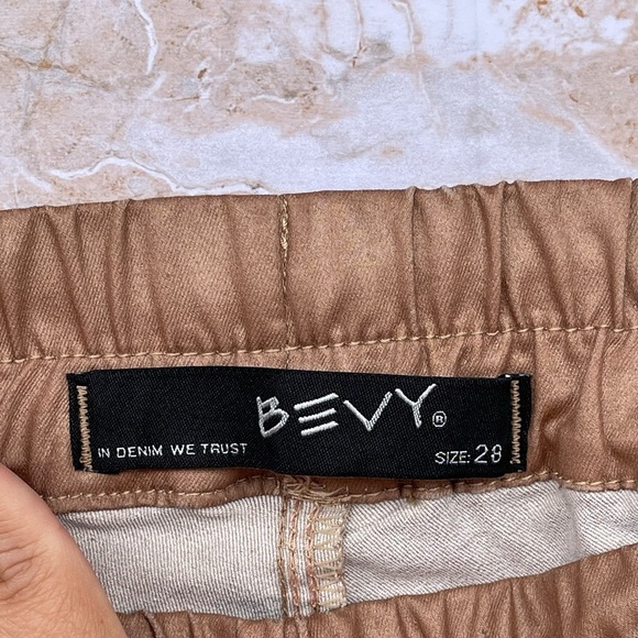 Bevy Flog golden tan drawstring pants size 28 - Picture 11 of 13